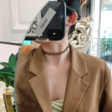 디올 DIOR 2020 SS 로고 체인 팔찌  목걸이