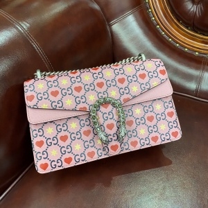 구찌 GUCCI 2020 SS 디오니소스 하트 체인 크로스백 476432/400249 커스텀급