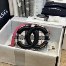 샤넬 CHANEL 2020 SS 트위드 라운드 크로스백 커스텀급