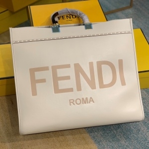 펜디 FENDI 2020 SS 로마로고 레더 토트백 FF1250 커스텀급
