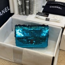 샤넬 CHANEL 2020 SS 스팽글 플랩백 체인 크로스백 커스텀급