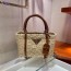 프라다 PRADA 2020 SS 라피아 라탄 바스켓백 커스텀급