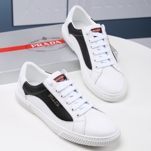 프라다 PRADA 2020 SS 로고 투톤 남성 슈즈