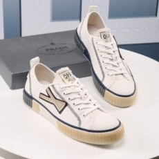 프라다 PRADA 2020 SS 스티치 패치 남성 슈즈