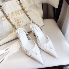샤넬 CHANEL 2020 SS 큐빅 체크 여성 하이힐 구두