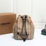 버버리 BURBERRY 2020 SS 포에베 파우치 스트라이프 버킷백 커스텀급