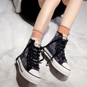 구찌 GUCCI 2020 SS GG 캐릭터 하이탑 여성 슈즈