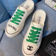 샤넬 CHANEL 2020 SS 자수 로고 플라워 여성 슈즈