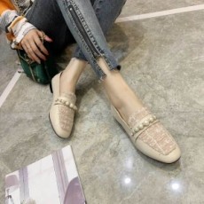 샤넬 CHANEL 2020 SS 트위드 진주장식 여성 슈즈