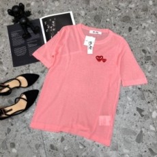 꼼데 가르송 COMME des GARCONS 2020 SS 로고패치 여성 반팔티