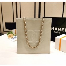 샤넬 CHANEL 2020 SS CC 각인로고 체인 토트백 커스텀급