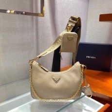 프라다 PRADA 2020 SS 테수토 사피아노 파우치 체인 호보백 1BH204 커스텀급