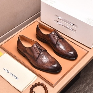 루이비통 LOUIS VUITTON 2020 SS 로고 체크각인 남성 구두