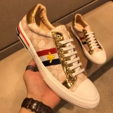 구찌 GUCCI 2020 SS 벌자수 삼선 쟈가드 남성 슈즈