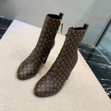 루이비통 LOUIS VUITTON 2020 SS 모노그램 지퍼 여성 쇼트부츠