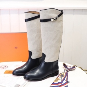 에르메스 HERMES 2020 SS 캐릭터 투톤 여성 롱부츠