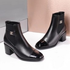 샤넬 CHANEL 2020 SS 투톤 CC로고 여성 쇼트부츠