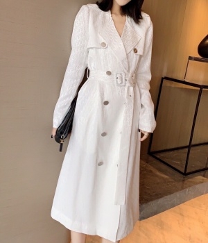 디올 DIOR 2020 SS 캐릭터 무늬 벨트 여성 코트