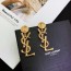 생로랑 SAINT LAURENT 2020 SS 캐릭터 로고 여성 귀걸이