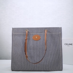 셀린느 CELINE 2020 SS 카바스 텍스타일 스트라이프 숄더백192172 커스텀급