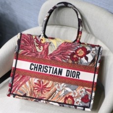 디올 DIOR 2020 SS 오블리크 플라워 레드 북 토트백 M1286 커스텀급