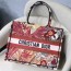 디올 DIOR 2020 SS 오블리크 플라워 레드 북 토트백 M1286 커스텀급