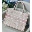 디올 DIOR 2020 SS 오블리크 캐릭터 핑크 북 토트백 M1286 커스텀급