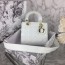디올 DIOR 2020 SS 레이디백 램스킨 화이트 스몰 토트백 커스텀급