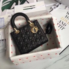 디올 DIOR 2020 SS 레이디백 램스킨 블랙 스몰 토트백 미러급