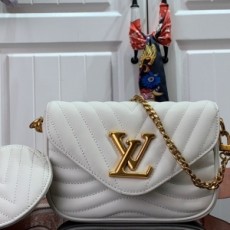 루이비통 LOUIS VUITTON 2020 SS 뉴 웨이브 멀티 포쉐트 스노우백 M56466 커스텀급