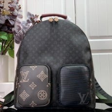 루이비통 LOUIS VUITTON 2020 SS 모노그램 블랙 멀티포켓 백팩 크로스백 M45455 커스텀급