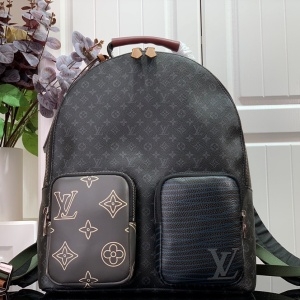 루이비통 LOUIS VUITTON 2020 SS 모노그램 블랙 멀티포켓 백팩 크로스백 M45455 커스텀급
