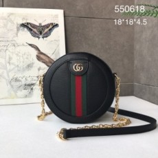 구찌 GUCCI 2020 SS GG 오피디아 레더 삼선 라운드 크로스백 550618 커스텀급