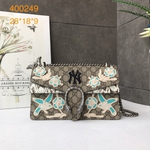 구찌 GUCCI 2020 SS 디오니소스 플라워 자수 스몰 크로스백 400249 커스텀급