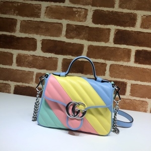 구찌 GUCCI 2020 SS GG 마몬트 마틀라세 멀티 미니 탑 핸들백 583571 커스텀급