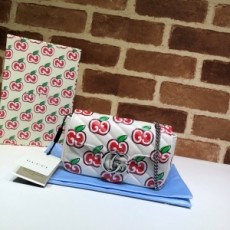 구찌 GUCCI 2020 SS GG 마몬트 마틀라세 애플 슈퍼 미니백 447632 커스텀급
