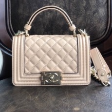샤넬 CHANEL 2020 SS 램스킨 보이 토트백 스몰 커스텀급