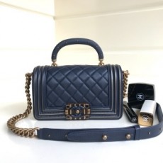 샤넬 CHANEL 2020 SS 램스킨 보이 토트백 커스텀급