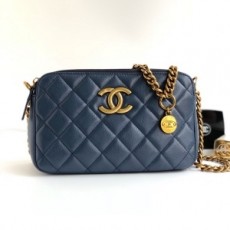 샤넬 CHANEL 2020 SS 로고 더블지퍼 체인 크로스백 94105 커스텀급