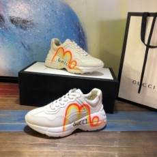 구찌 GUCCI 2020 SS 라이톤 로고 라인 커플 스니커즈 커스텀급