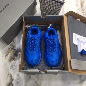 발렌시아가 BALENCIAGA 2020 SS 트리플 업뎃버젼 블루 커플 슈즈