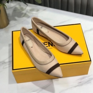 펜디 FENDI 2020 SS 스티치 라인 투톤 여성 슈즈