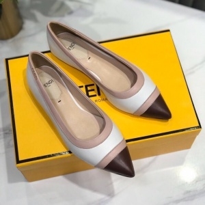 펜디 FENDI 2020 SS 가죽패치 투톤 여성 슈즈