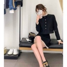 미우미우 MIUMIU 2020 레이스 큐빅 진주 여성 투피스