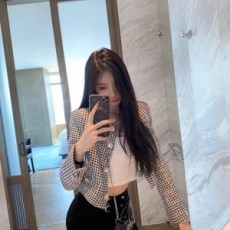 디올 DIOR 2020 체크무늬 트위드 여성 코트