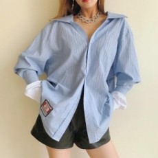 알렉산더왕 ALEXANDERWANG 2020 스트라이프 여성 셔츠