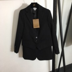 버버리 BURBERRY 2020 포켓 카라 블랙 여성 자켓