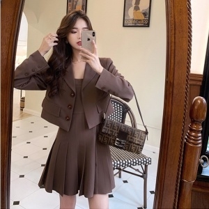 디올 DIOR 2020 카라 포켓 자켓 원피스 여성 세트