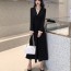 샤넬 CHANEL 2020 프릴 투톤 끈리본 여성 원피스