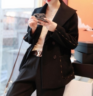 루이비통 LOUIS VUITTON 2020 SS 캐시미어 벨트 여성 코트